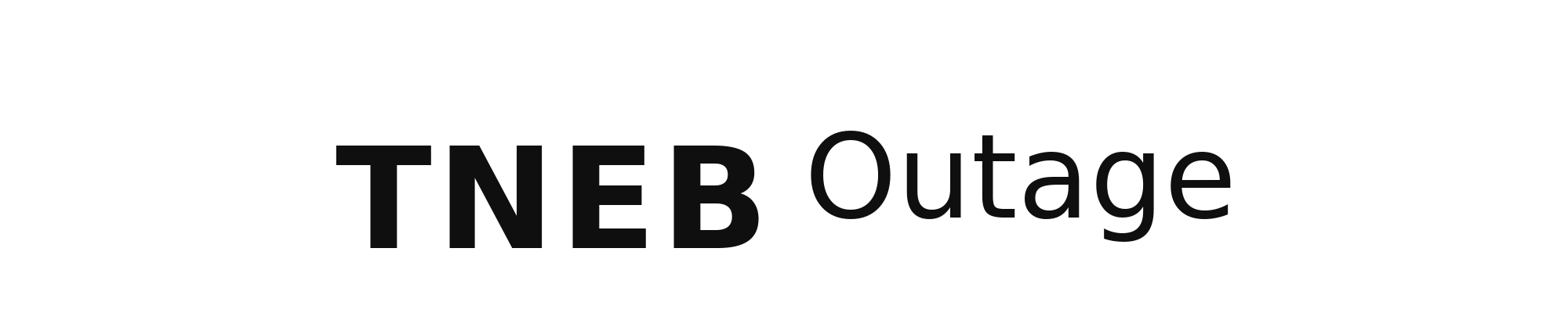 TNEB Outage logo
